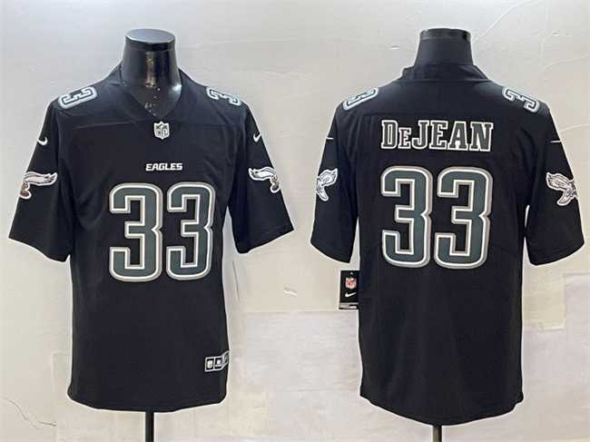 Men's Philadelphia Eagles #33 Cooper DeJean Black Fashion New Vapor Untouchable Limited Stitched Jersey Dzhi,We sell and wholesale Men's Philadelphia Eagles #33 Cooper DeJean Black Fashion New Vapor Untouchable Limited Stitched Jersey Dzhi on line form chian!